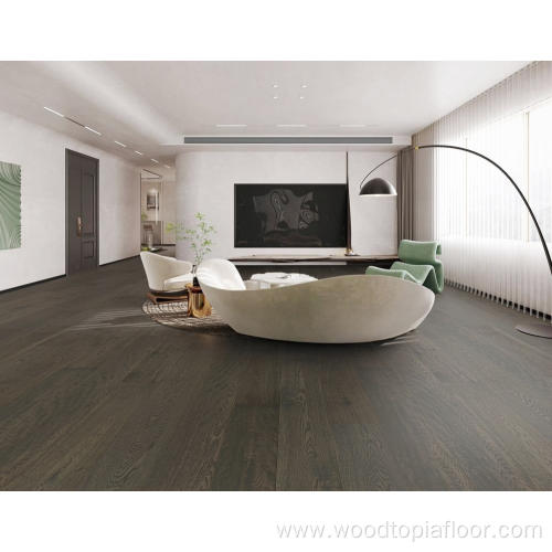 Wooden Oak Multilayer Engineered Wood Flooring dark color